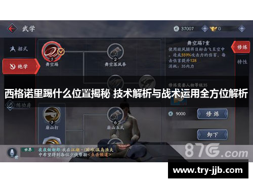 西格诺里踢什么位置揭秘 技术解析与战术运用全方位解析