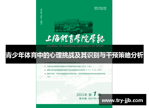 青少年体育中的心理挑战及其识别与干预策略分析