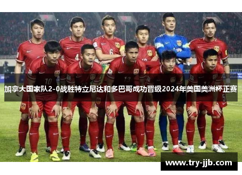 加拿大国家队2-0战胜特立尼达和多巴哥成功晋级2024年美国美洲杯正赛